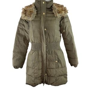 Vero Moda | Olive Green Hooded Parka